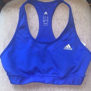 royal blue Adidas sports bra.